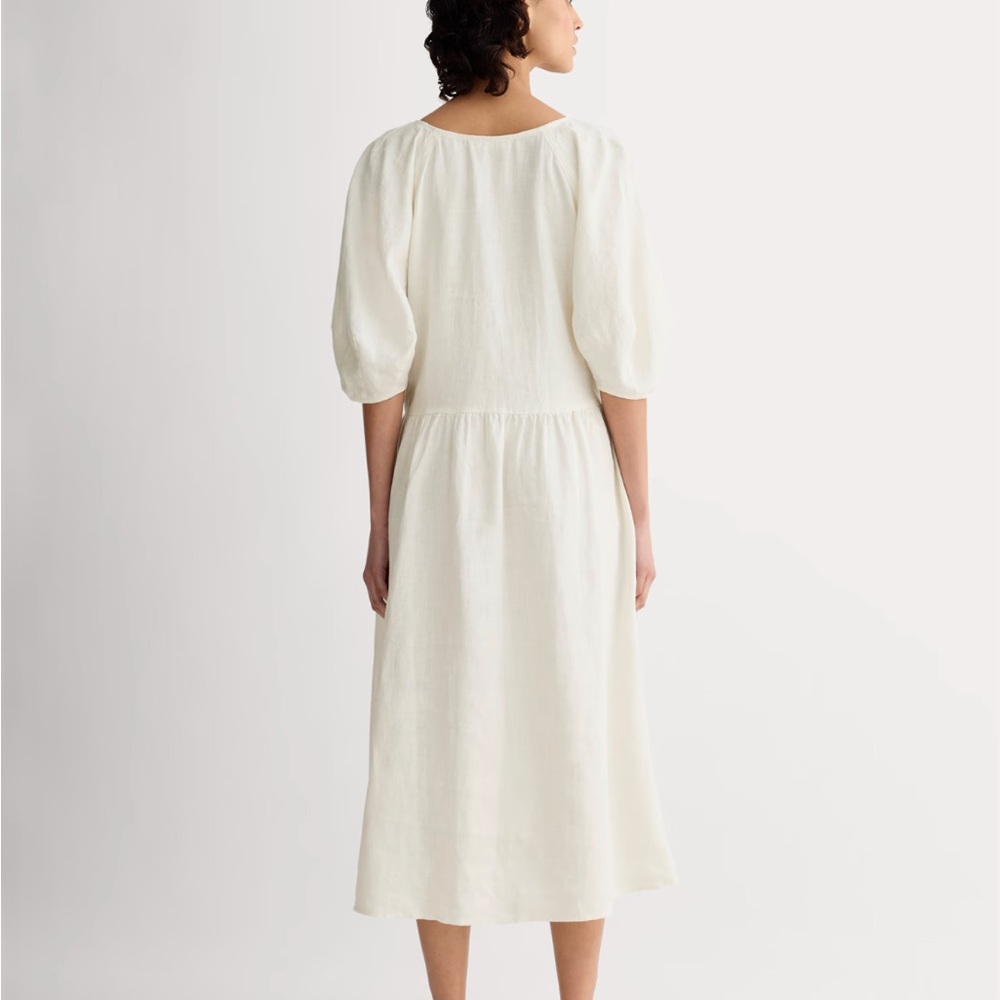 Everlane Cream Midi Dress